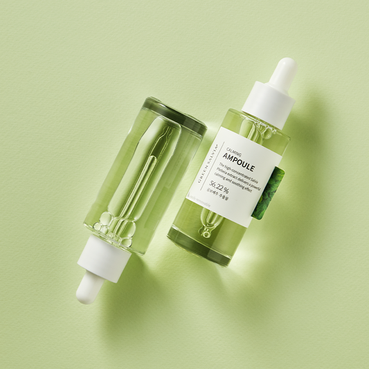 Green Salvia Calming Ampoule: Relieves Redness and Irritation/Calming/From Farm to Face/Korea