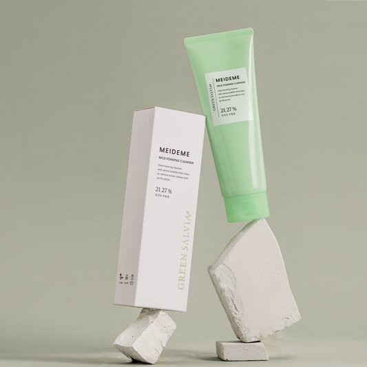 Green Salvia Mild Foaming Cleanser: Acne-Prone/Sebum, Pores & Dead Skin/From Farm to Face/Korea