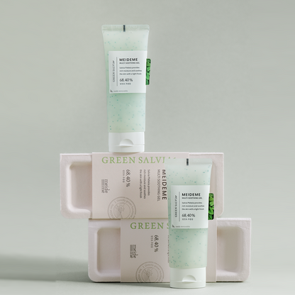 Green Salvia Soothing Gel Moisturiser: Soothes Redness & Irritation/From Farm to Face/Korea