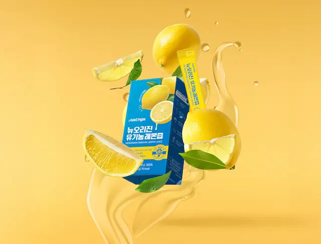 100% Organic  Spanish Lemon Juice/ 14 Sticks/ certified in Europe/ Zero chemicals/NFC/no water added