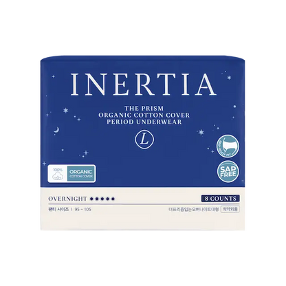 THE PRISM 一次性生理期內褲(大號，8片裝）/不含SAP/韓國製造/絕不滲漏/貼身設計/44.7公分長，360°全方位防漏保護/雙縫線/尺寸舒適，適合所有人