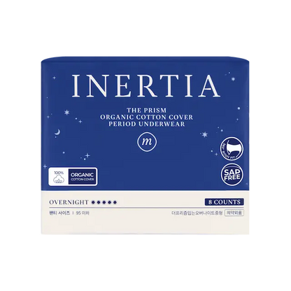 THE PRISM 一次性生理期內褲(中號，8片裝）/不含SAP/韓國製造/絕不滲漏/貼身設計/44.7公分長，360°全方位防漏保護/雙縫線/尺寸舒適適合所有人