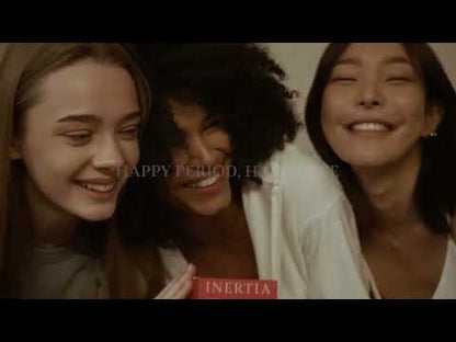 100% 真正的有機產品/ INERTIA 衛生巾 - 帶護翼女士一般流量型/中號（10 片裝） - 最佳吸收力，不含 SAP,微塑膠、氯或香料/韓國製造/FDA 認証。