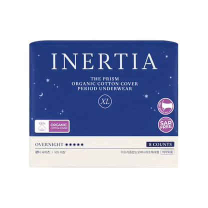 THE PRISM 一次性生理期內褲(特大號，8片裝）/不含SAP/韓國製造/絕不滲漏/貼身設計/44.7公分長，360°全方位防漏保護/雙縫線/尺寸舒適，適合所有人